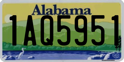 AL license plate 1AQ5951