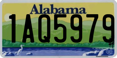 AL license plate 1AQ5979