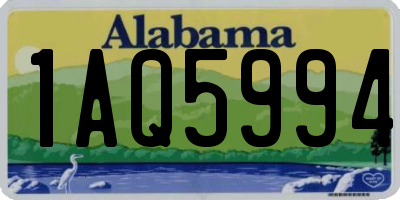 AL license plate 1AQ5994