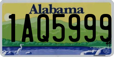 AL license plate 1AQ5999