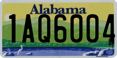 AL license plate 1AQ6004