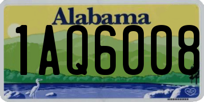 AL license plate 1AQ6008