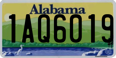 AL license plate 1AQ6019