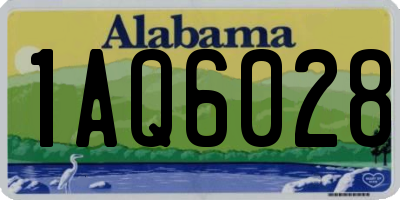 AL license plate 1AQ6028