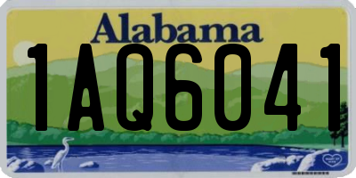 AL license plate 1AQ6041