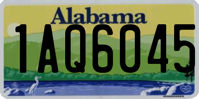 AL license plate 1AQ6045