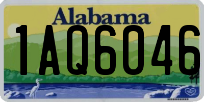 AL license plate 1AQ6046