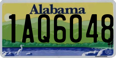 AL license plate 1AQ6048