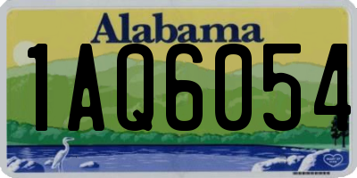 AL license plate 1AQ6054