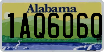 AL license plate 1AQ6060