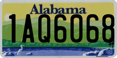 AL license plate 1AQ6068
