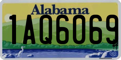 AL license plate 1AQ6069