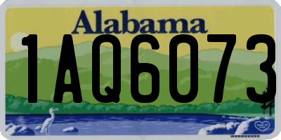 AL license plate 1AQ6073