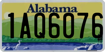 AL license plate 1AQ6076