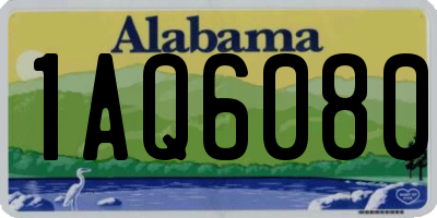 AL license plate 1AQ6080