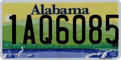 AL license plate 1AQ6085