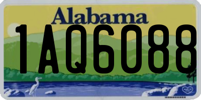 AL license plate 1AQ6088