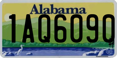 AL license plate 1AQ6090