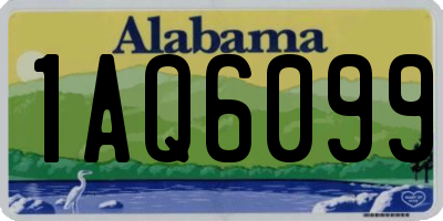 AL license plate 1AQ6099