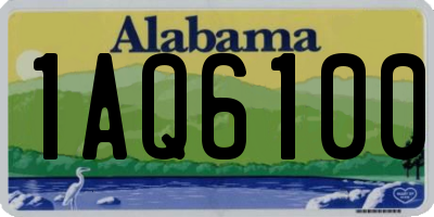 AL license plate 1AQ6100