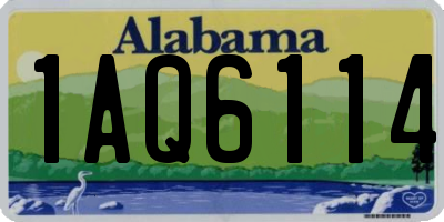 AL license plate 1AQ6114