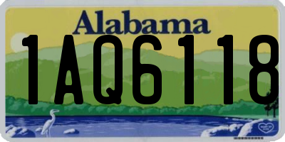 AL license plate 1AQ6118