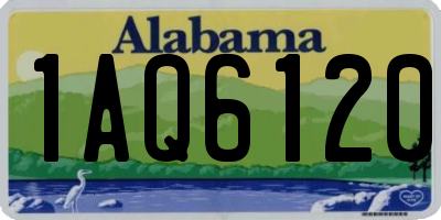 AL license plate 1AQ6120