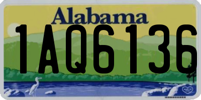 AL license plate 1AQ6136