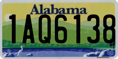 AL license plate 1AQ6138