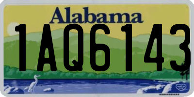 AL license plate 1AQ6143