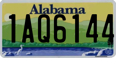 AL license plate 1AQ6144