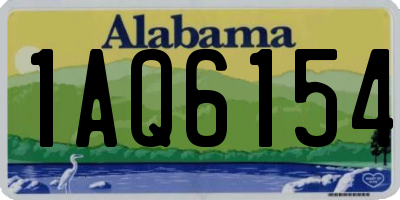 AL license plate 1AQ6154