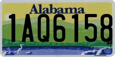 AL license plate 1AQ6158
