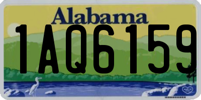 AL license plate 1AQ6159