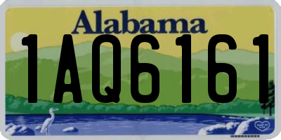 AL license plate 1AQ6161