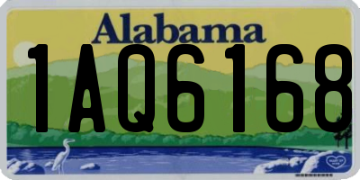 AL license plate 1AQ6168
