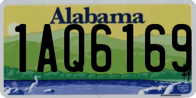AL license plate 1AQ6169