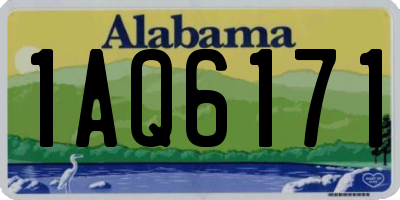 AL license plate 1AQ6171