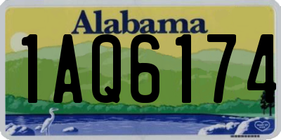 AL license plate 1AQ6174
