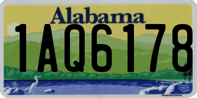 AL license plate 1AQ6178
