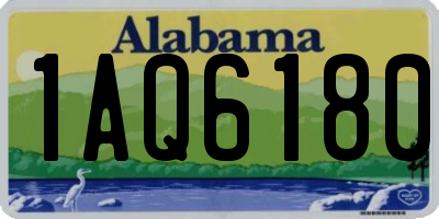 AL license plate 1AQ6180