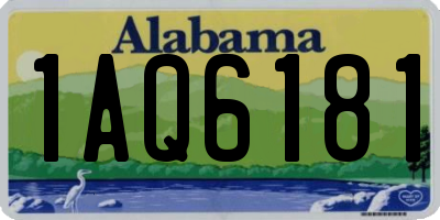 AL license plate 1AQ6181