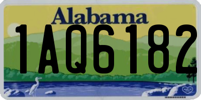 AL license plate 1AQ6182