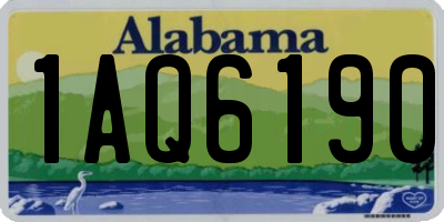 AL license plate 1AQ6190