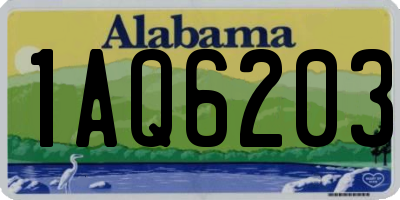 AL license plate 1AQ6203