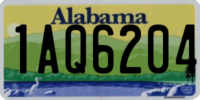 AL license plate 1AQ6204