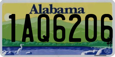 AL license plate 1AQ6206