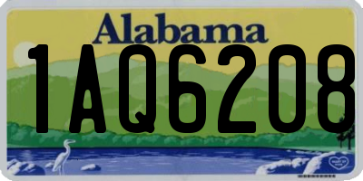AL license plate 1AQ6208