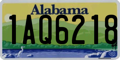 AL license plate 1AQ6218