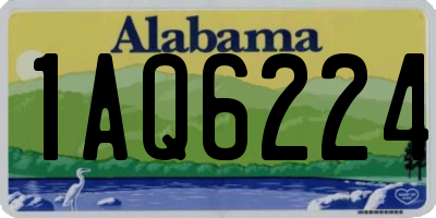 AL license plate 1AQ6224